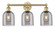 Bella - 3 Light - 24 inch - Brushed Brass - Bath Vanity Light (3442|616-3W-BB-G558-6SM)