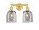 Bella - 2 Light - 15 inch - Satin Gold - Bath Vanity Light (3442|616-2W-SG-G558-6SM)