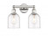 Bella - 2 Light - 15 inch - Polished Nickel - Bath Vanity Light (3442|616-2W-PN-G558-6CL)