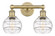 Rochester - 2 Light - 15 inch - Brushed Brass - Bath Vanity Light (3442|616-2W-BB-G556-6CL)