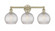 Athens - 3 Light - 26 inch - Antique Brass - Bath Vanity Light (3442|616-3W-AB-G122C-8CL)