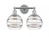 Rochester - 2 Light - 17 inch - Polished Chrome - Bath Vanity Light (3442|616-2W-PC-G556-8CL)