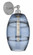 Vaz - 1 Light - 8 inch - Polished Chrome - Sconce (3442|616-1W-PC-G557-8BL)