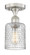 Cobbleskill - 1 Light - 5 inch - Brushed Satin Nickel - Semi-Flush Mount (3442|616-1F-SN-G112C-5CL)