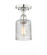 Cobbleskill - 1 Light - 5 inch - Polished Nickel - Semi-Flush Mount (3442|616-1F-PN-G112C-5CL)