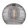Deco Swirl 14'' Light Smoke Glass (3442|G1213-14SM)
