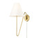 Yep by Golden Lighting Kennedy 1-light Swing Arm Wall Lamp in Brushed Champagne Brass (36|3690-A1W BCB-IL)