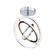 Trilogy Collection Integrated LED Semi Flush Mount, Polished Nickel (12|AC6745PN)