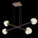 Luna Double Moda-Burnished Bronze-Floret Inner - Amber Outer-Stainless Cable-LED 2700K (1289|PLB0086-M2-BB-FA-CA1-L1)