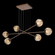 Luna Triple Moda-Burnished Bronze-Zircon Inner - Bronze Outer-Stainless Cable-LED 3000K (1289|PLB0086-M3-BB-ZB-CA1-L3)