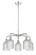 Bridal Veil - 5 Light - 23 inch - Polished Chrome - Chandelier (3442|516-5CR-PC-G559-5CL)