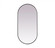 Metal Frame Oval Mirror 30x60 Inch in Black (758|MR2A3060BLK)