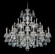 Century 28 Light 110V Chandelier in Black with Clear Heritage Crystal (168|1718-51)