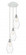 Cindyrella - 3 Light - 14 inch - White Polished Chrome - Cord Hung - Multi Pendant (3442|113B-3P-WPC-G652-7)