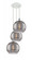 Rochester - 3 Light - 19 inch - White Polished Chrome - Cord Hung - Multi Pendant (3442|113B-3P-WPC-G556-12SM)