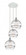 Rochester - 3 Light - 17 inch - White Polished Chrome - Cord Hung - Multi Pendant (3442|113B-3P-WPC-G556-10CL)