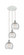 Athens Deco Swirl - 3 Light - 15 inch - White Polished Chrome - Cord Hung - Multi Pendant (3442|113B-3P-WPC-G1213-8)