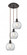 Athens - 3 Light - 15 inch - Oil Rubbed Bronze - Cord Hung - Multi Pendant (3442|113B-3P-OB-G122-8)