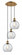 Athens - 3 Light - 15 inch - Brushed Brass - Cord Hung - Multi Pendant (3442|113B-3P-BB-G122-8)