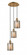 Cobbleskill - 3 Light - 12 inch - Brushed Brass - Cord Hung - Multi Pendant (3442|113B-3P-BB-G116)