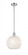 White Mouchette - 1 Light - 10 inch - Polished Chrome - Mini Pendant (3442|516-1S-PC-G1216-10WM)