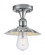 Scallop - 1 Light - 8 inch - Polished Chrome - Semi-Flush Mount (3442|516-1C-PC-M17-PC)