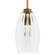 Hunter Rossmoor Luxe Gold with Clear Glass 1 Light Pendant Ceiling Light Fixture (4797|13158)