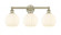 White Venetian - 3 Light - 26 inch - Antique Brass - Bath Vanity Light (3442|616-3W-AB-G1217-8WV)