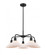 Orwell - 5 Light - 26 inch - Matte Black - Chandelier (3442|516-5CR-BK-G131)