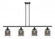 Bell Cage - 4 Light - 48 inch - Matte Black - Stem Hung - Island Light (3442|916-4I-BK-G53-CE-LED)
