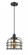 Bell Cage - 1 Light - 8 inch - Matte Black - Cord hung - Mini Pendant (3442|916-1P-BK-G78-CE-LED)