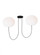 Helium Large 2 Light Chandelier (7355|PBCH36627OPB)