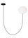 Helium Large 1 Light Chandelier (7355|PBCH36527OPB)