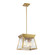 Lucian 4 Light Chandelier 12'' Diameter Brushed Brass (12|AC11851BB)