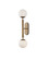 Barbican Double-Light Brass Wall Sconce (92|5800-0034)