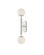Barbican Double-Light Nickel Wall Sconce (92|5800-0033)