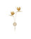 Paradiso Silver & Gold Wall Sconce, Right (92|5000-0238)