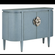 Briallen Blue Demi-Lune Cabinet (92|3000-0280)