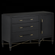 Verona Black Three-Drawer Chest (92|3000-0250)