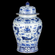 South Sea Blue & White Large Temple Jar (92|1200-0838)