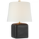 Ruby Medium Table Lamp (279|AL 3605BLK-L)
