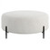 Uttermost Arles Large Plush White Ottoman (85|23778)