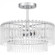 Tayshia 3-Light Polished Chrome Semi-Flush Mount Light (26|PCTAY1718C)