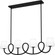 Atkins Island Chandelier (26|ATK440MBK)