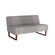 Valeswood Settee Platinum Tweed Dark Walnut (314|FTU01)