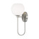 1-Light Circular Globe Sconce in Brushed Nickel (42|652111BN-548)