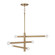 6-Light Modern Sputnik Chandelier in Aged Brass (42|451261AD)