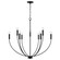 8-Light Chandelier in Matte Black (42|452191MB)