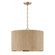 3-Light Pendant in Matte Brass and Handcrafted Mango Wood in White Wash (42|350741WS)