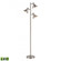 Loman 65'' High 3-Light Floor Lamp - Satin Nickel - Includes LED Bulbs (91|S019-7279-LED)